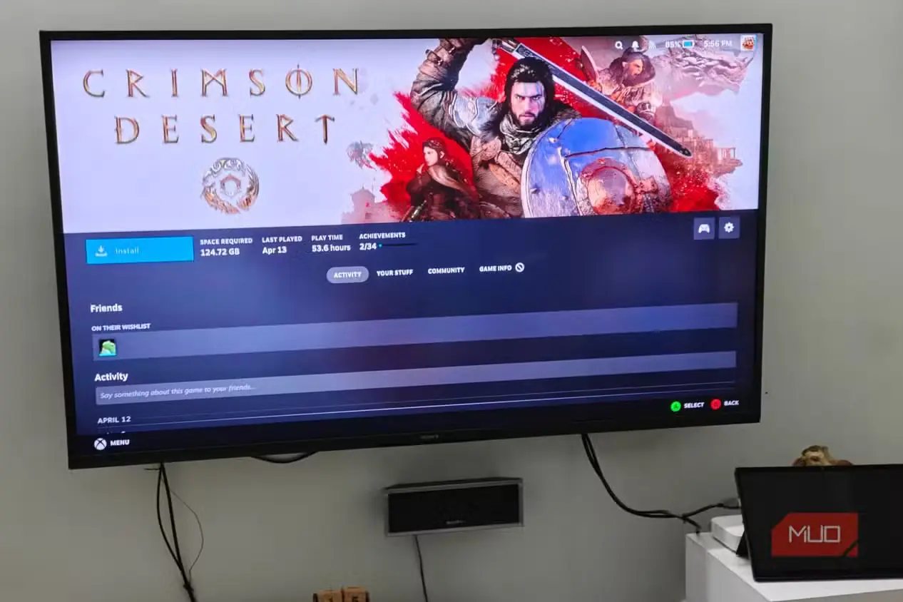 پیمایش رابط کاربری SteamOS