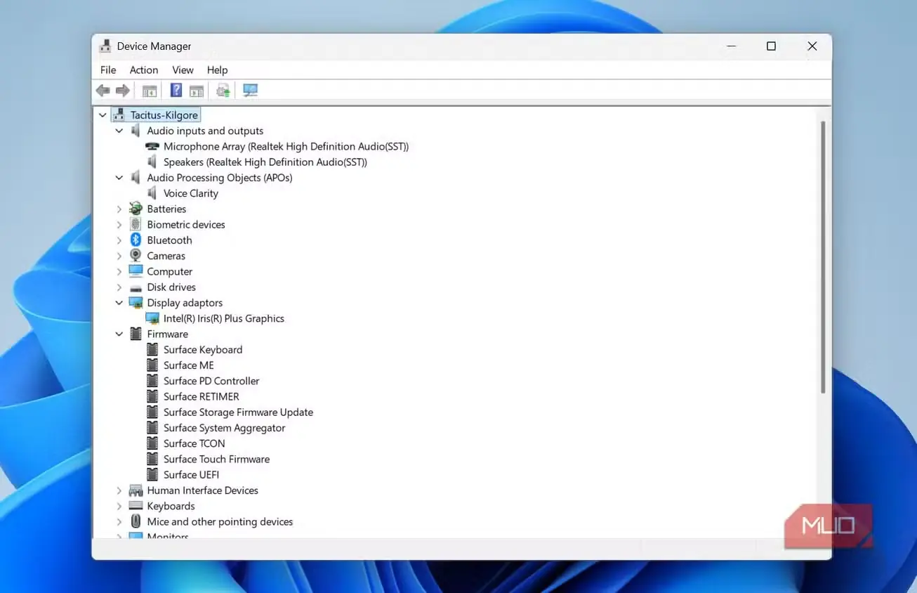 نمایش Device Manager در ویندوز ۱۱