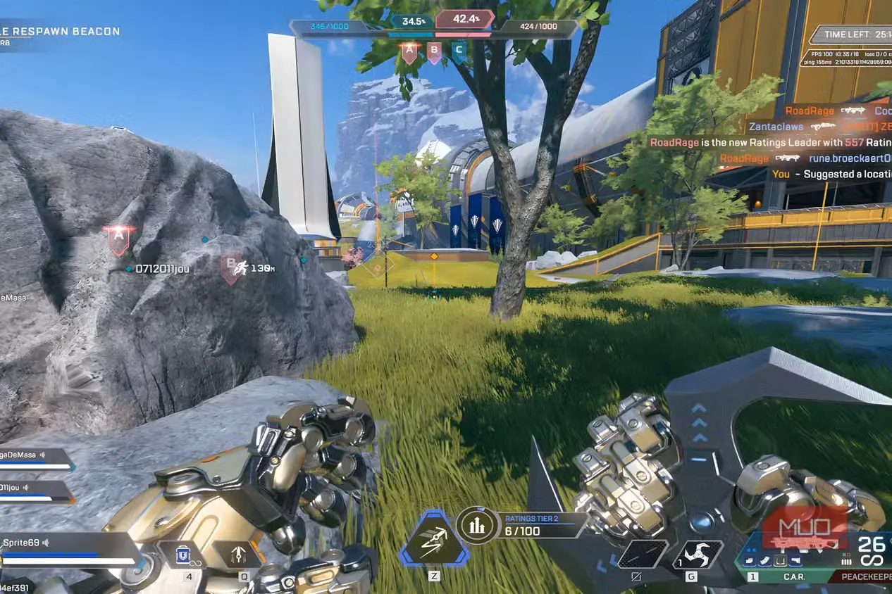گیمپلی Apex Legends با Radeon Boost