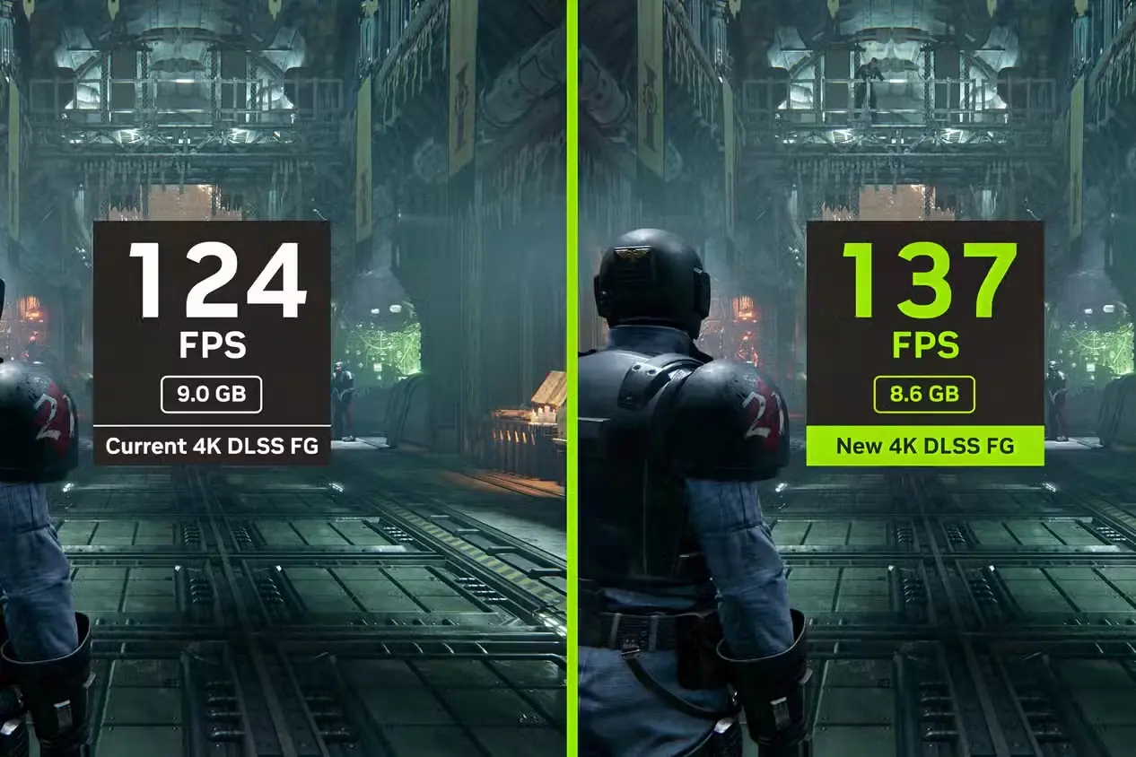 مقایسه تولید فریم و تولید چندفریمی Nvidia در یک بازی ویدئویی