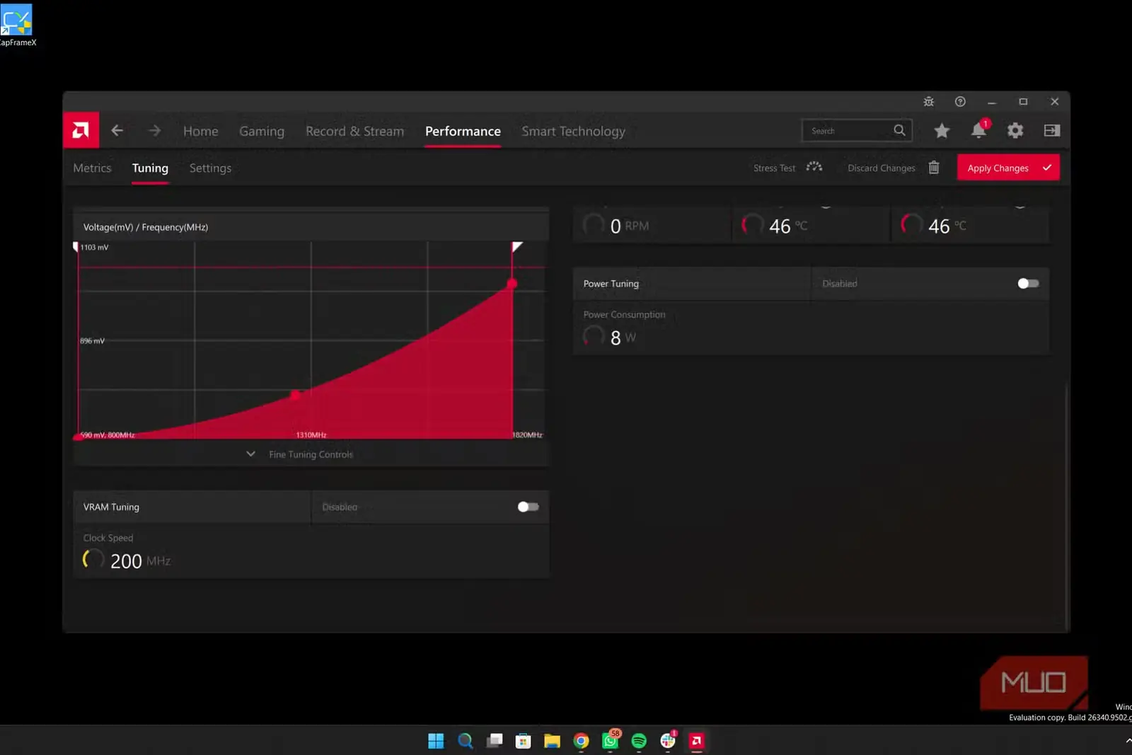 تنظیم پردازندهٔ گرافیکی در AMD Software Adrenalin Edition