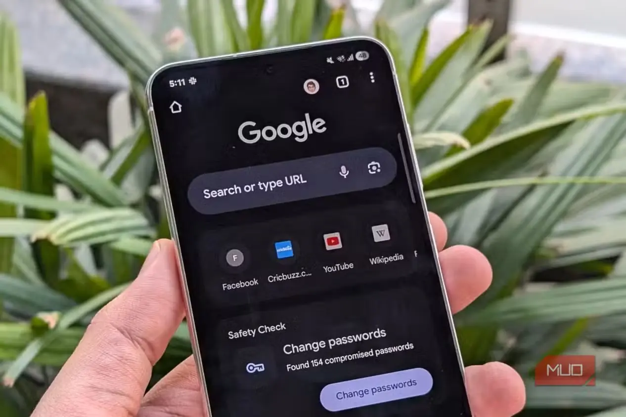 مرورگر Google Chrome روی گوشی Android