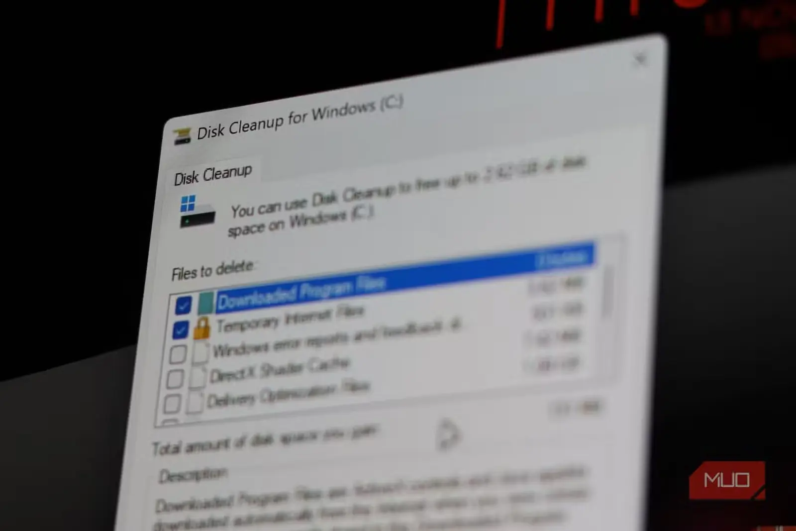 اجرای ابزار پاکسازی دیسک در Windows 11