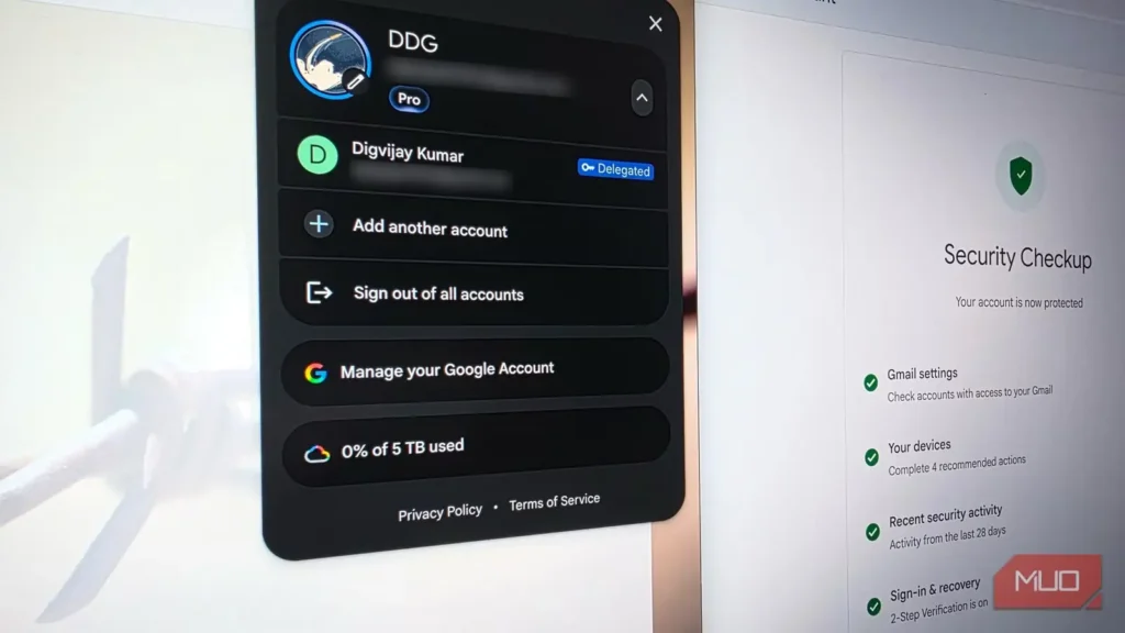 بررسی تنظیمات Gmail و کشف دسترسی کامل فردی دیگر برای خواندن و فرستادن ایمیل‌هایم