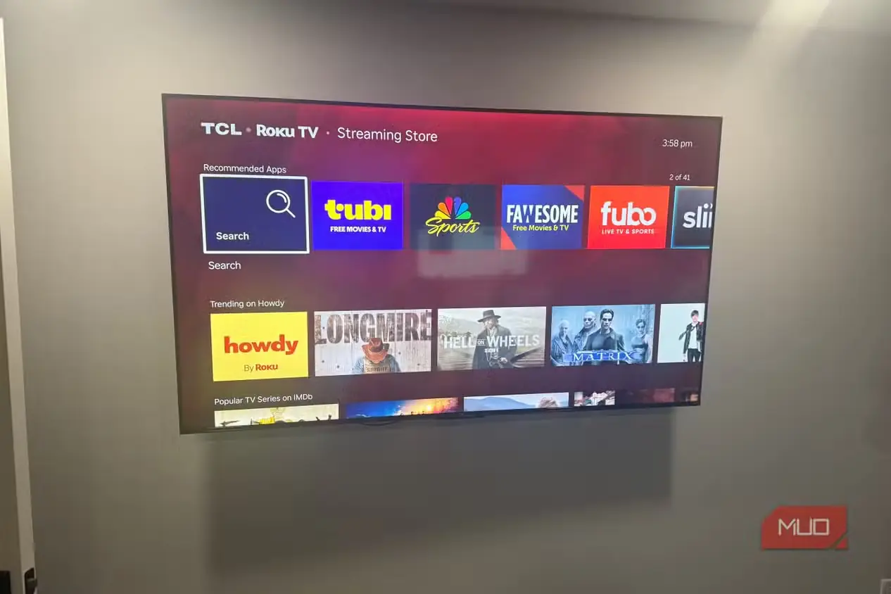 جستوجوی برنامه در تلویزیون TCL Roku TV