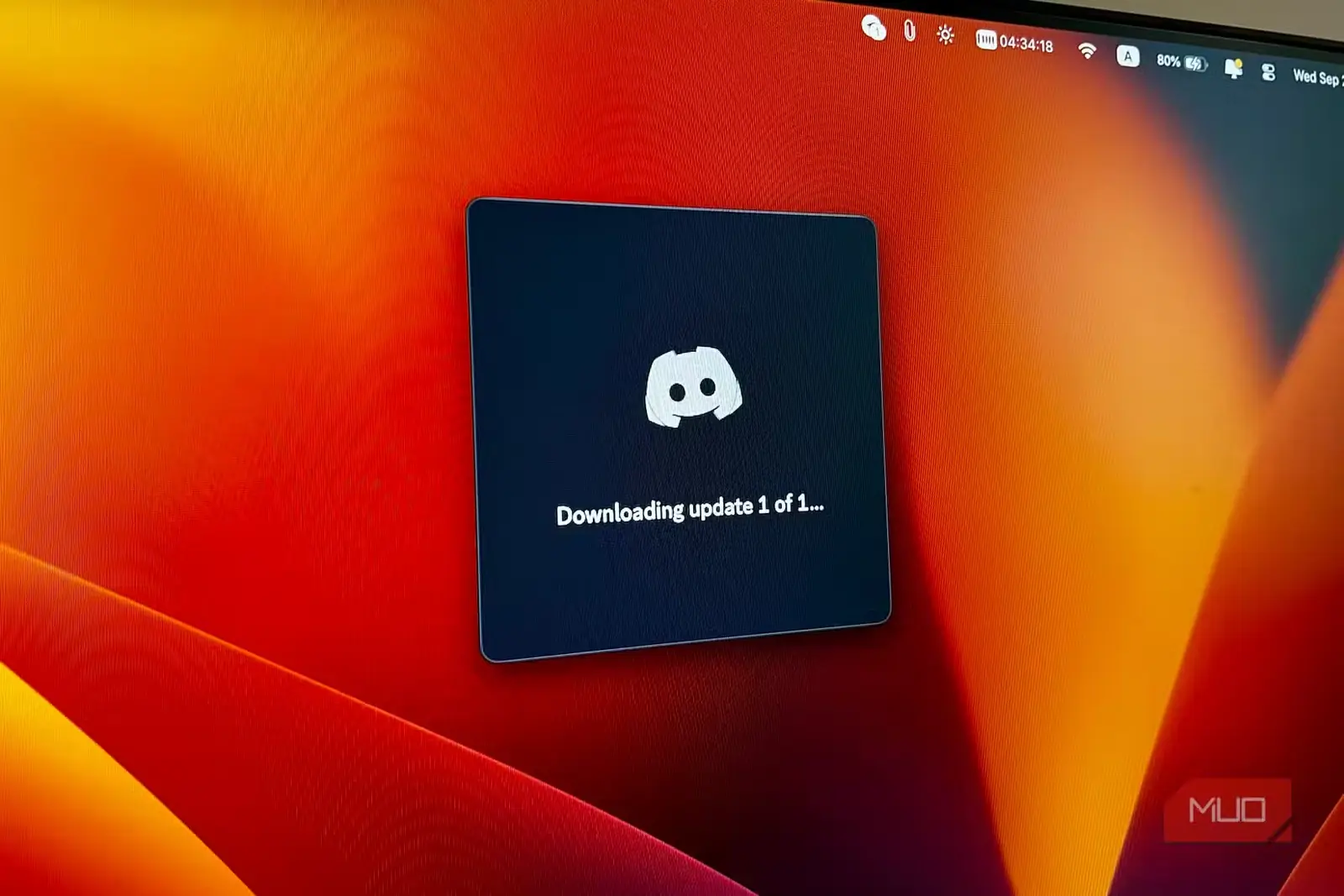 صفحه بارگذاری برنامه Discord