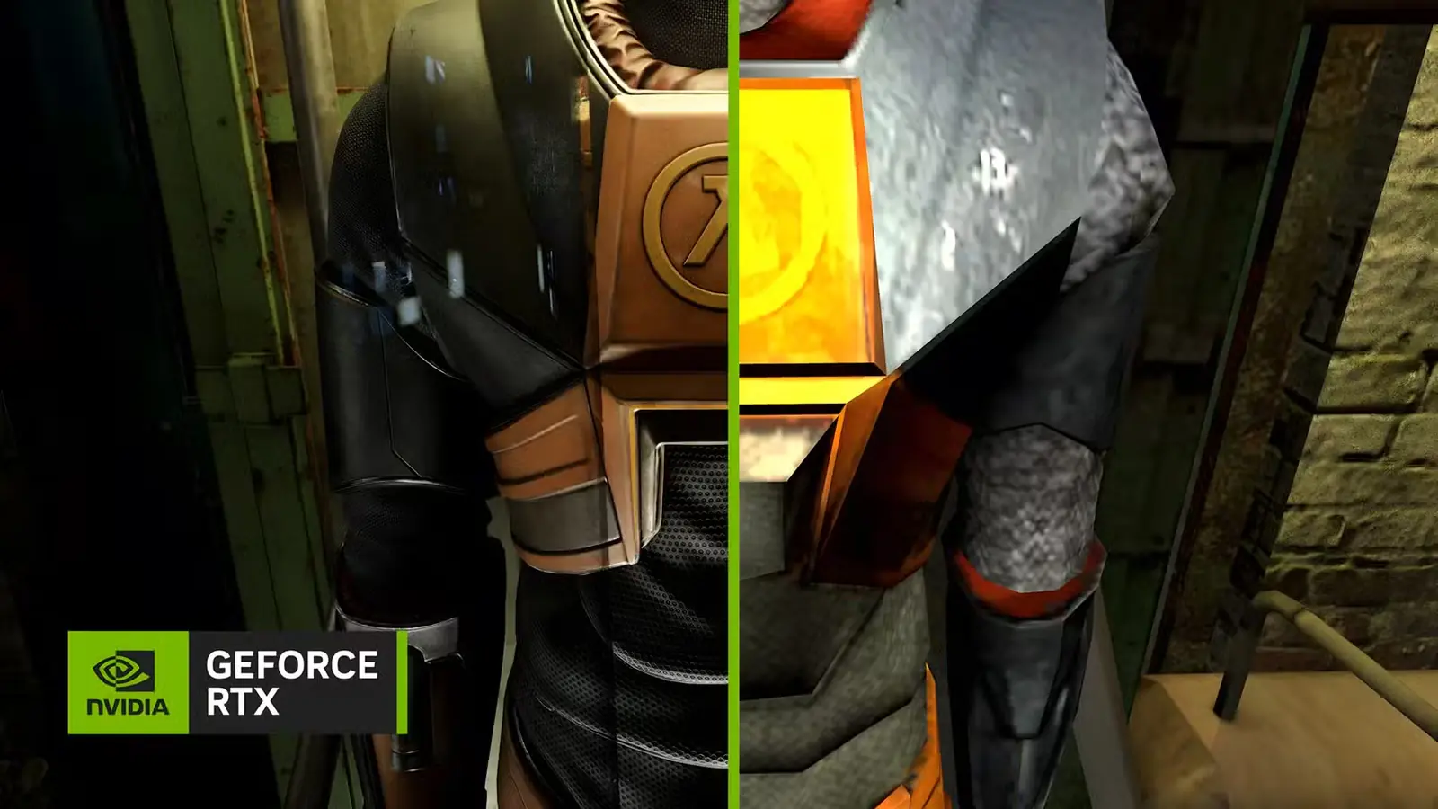 نمای بازی هفلایف ۱ با RTX Remix