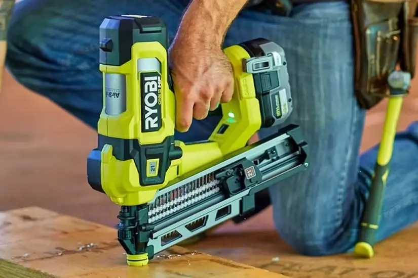 کیت میخکوب اسکلتبندی Ryobi 18V ONE+ HP Brushless AirStrike 21°