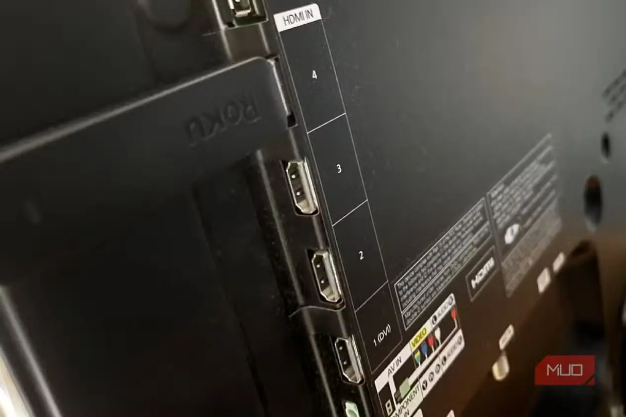 درگاههای HDMI روی تلویزیون