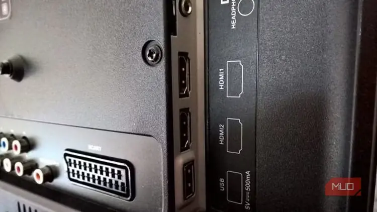 درگاههای HDMI یک تلویزیون