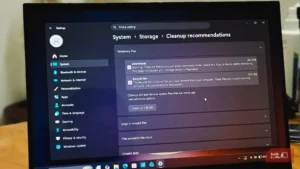صفحهٔ پنهان Windows که چندین گیگابایت فایل حذف‌شدنی ناشناخته را پیدا کرد