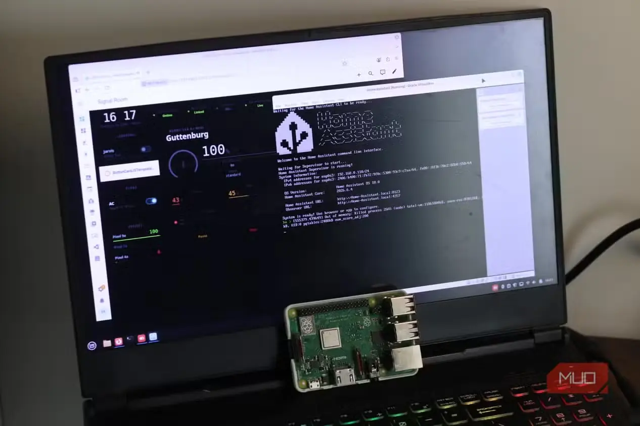 اجرای Home Assistant روی لپتاپ لینوکسی در کنار Raspberry Pi