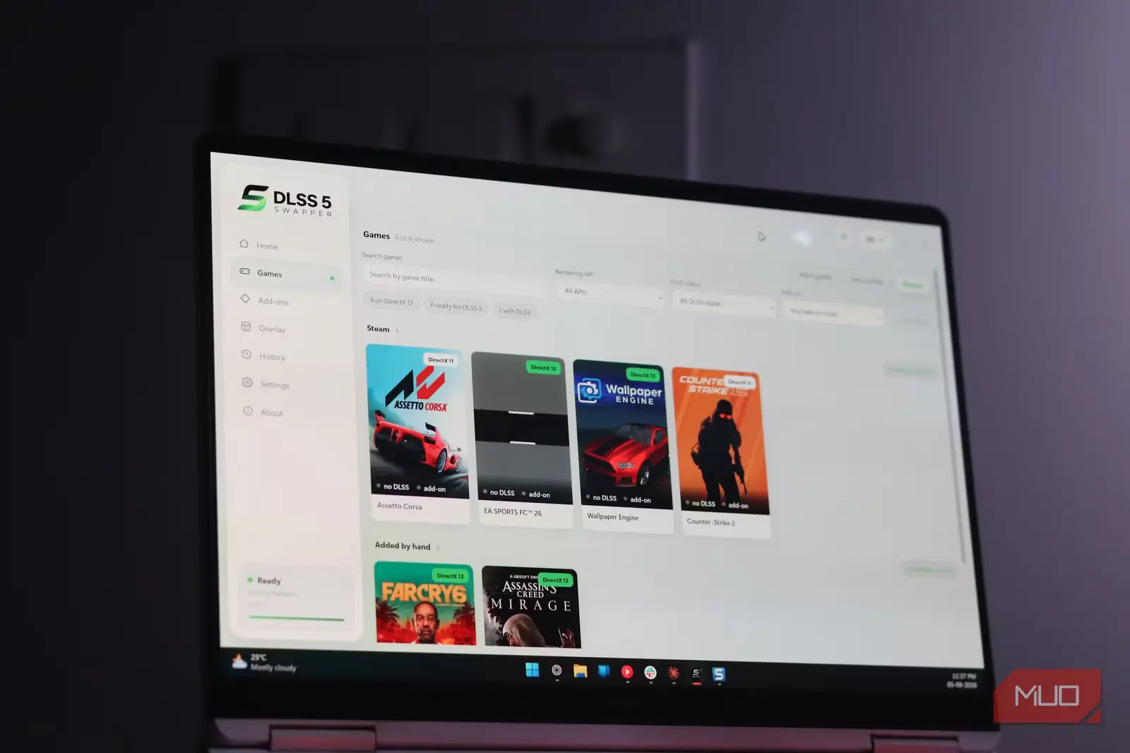 اجرای DLSS5-Swapper روی لپتاپ Windows