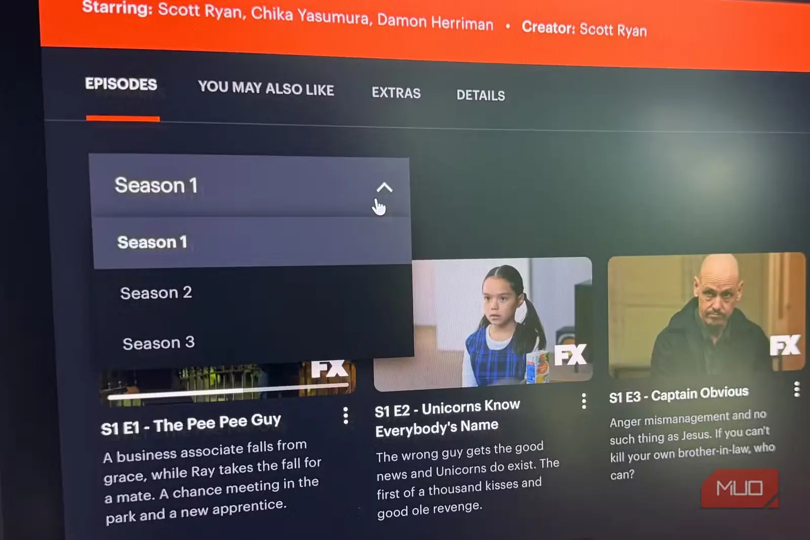 نمایی از سریال «مستر اینبیتوین» در Hulu
