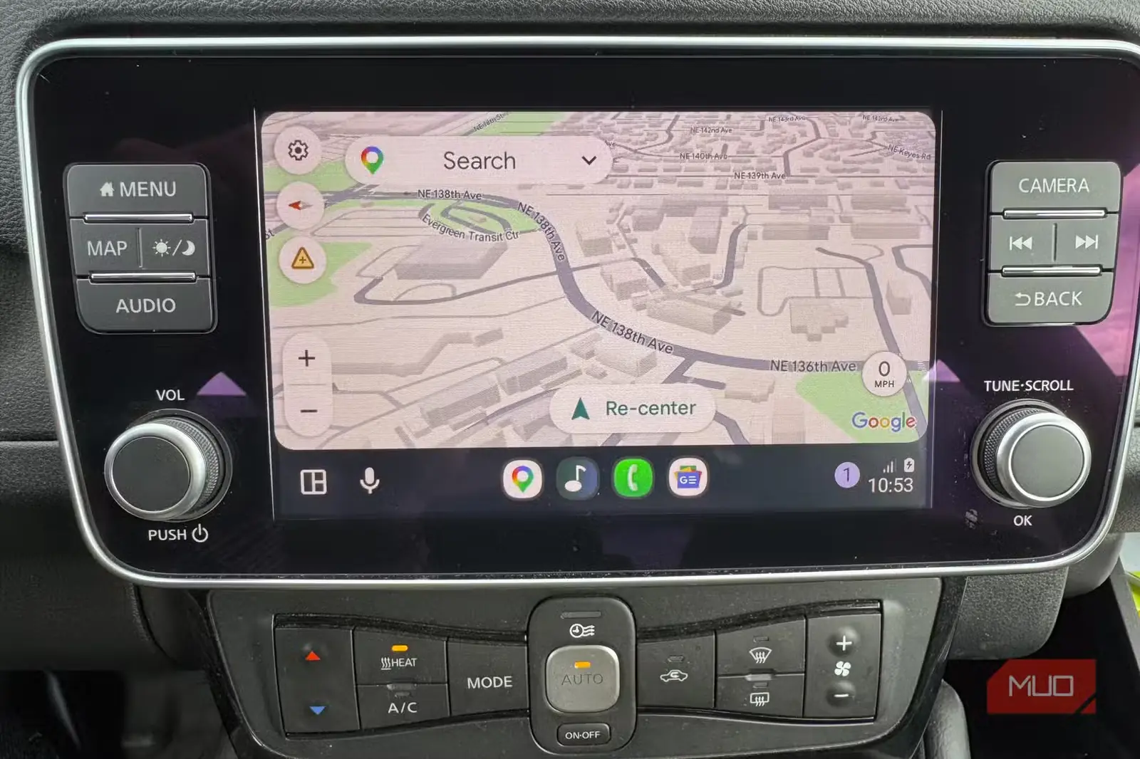 نمای مسیریابی فراگیر در Android Auto