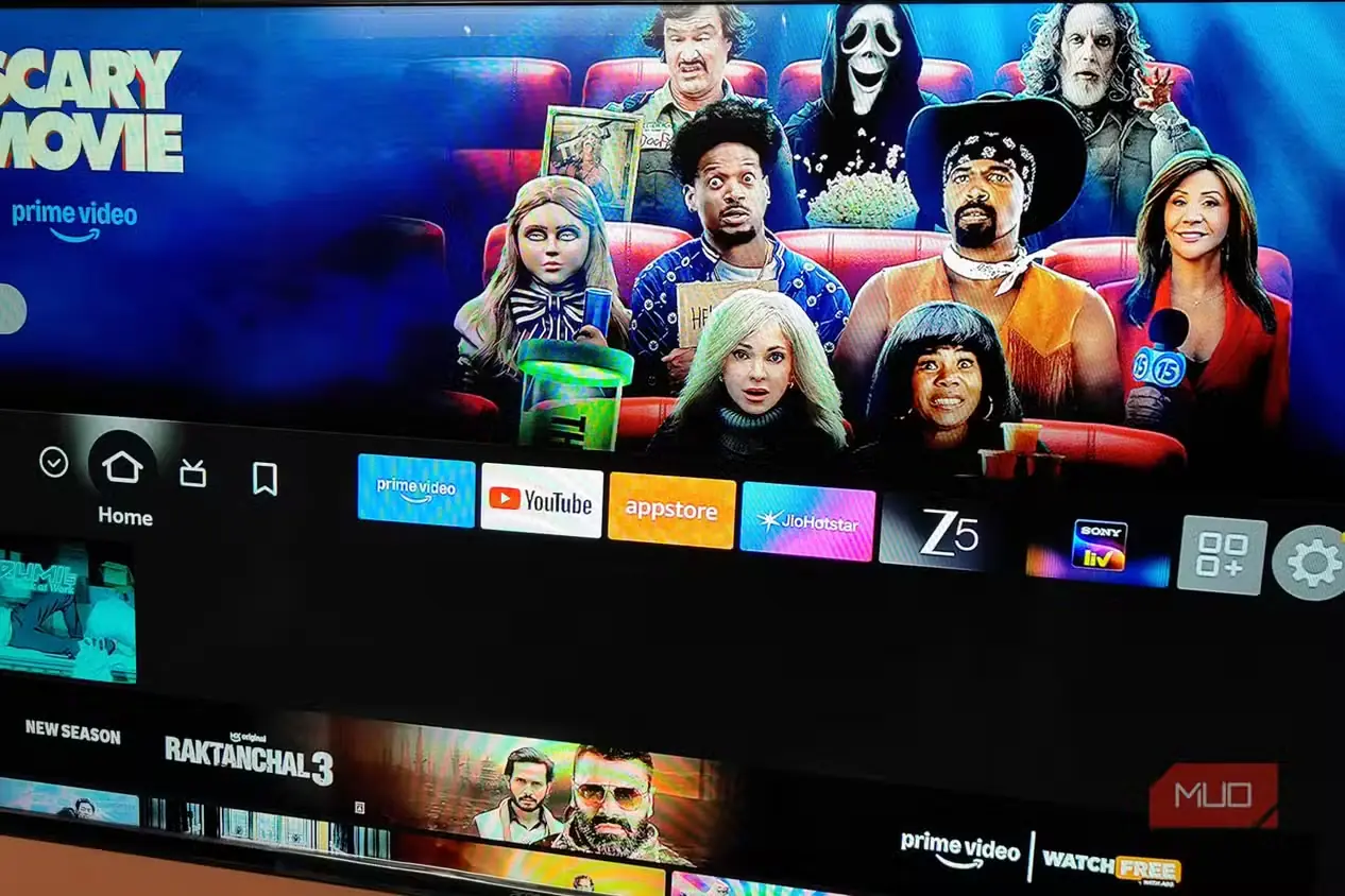 نمای صفحه اصلی Fire TV Stick