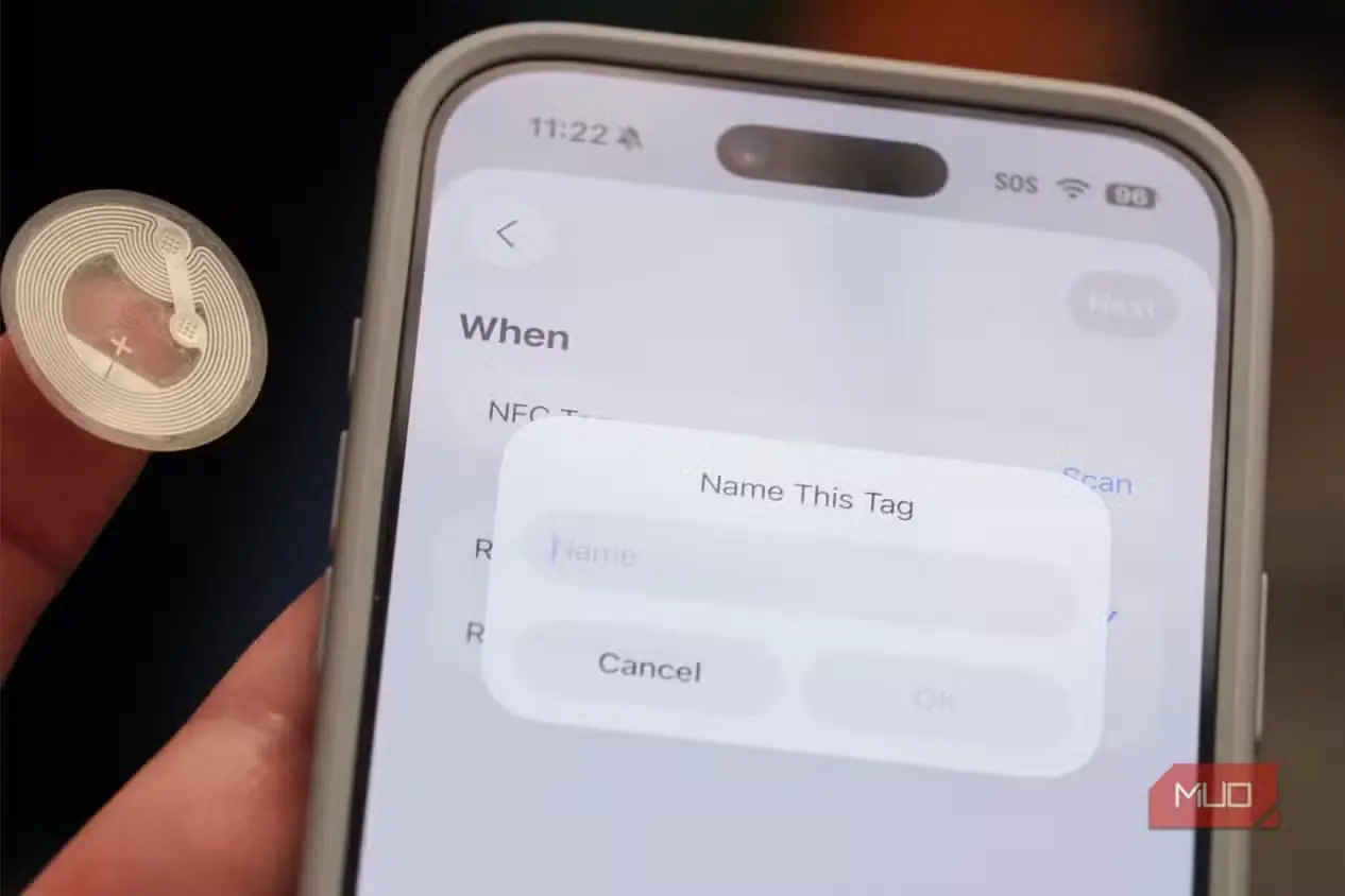 نامگذاری یک برچسب NFC
