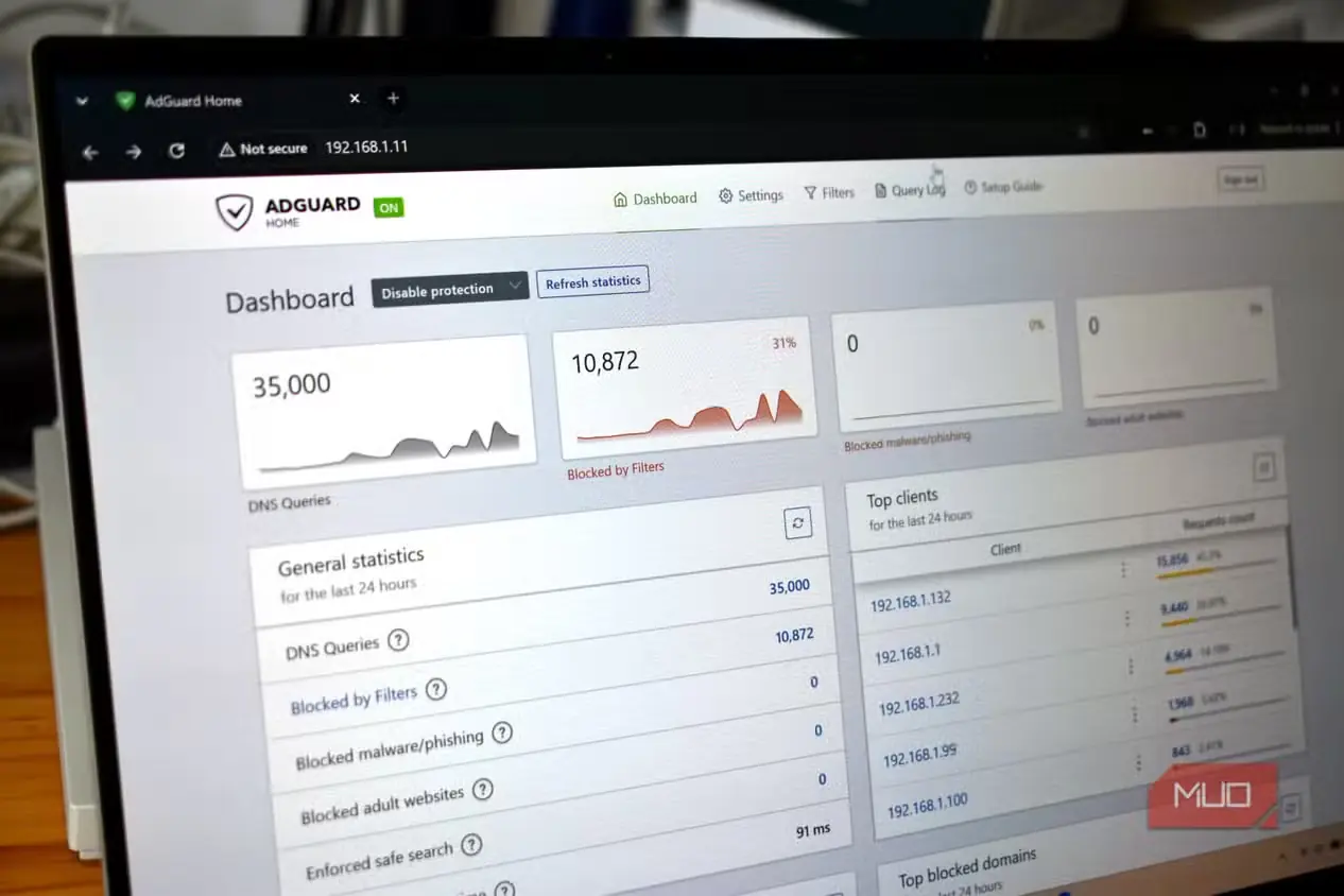 مسدودسازی درخواستهای DNS در سراسر شبکه با AdGuard Home