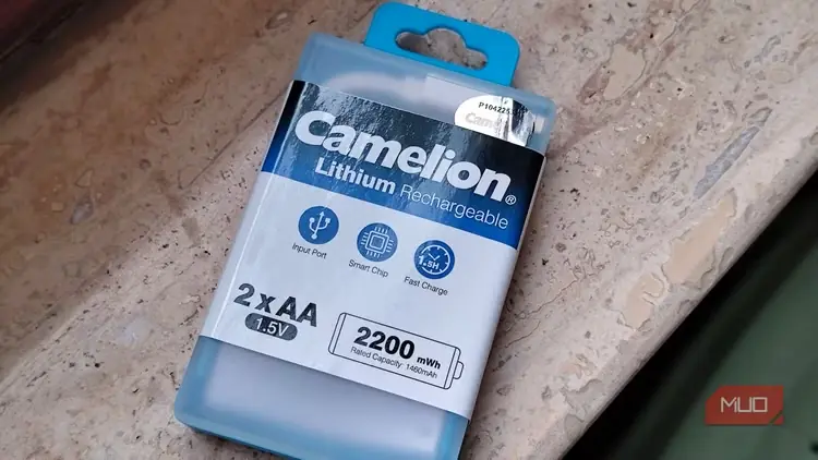 باتریهای لیتیومی شارژی Camelion مدل Large-1
