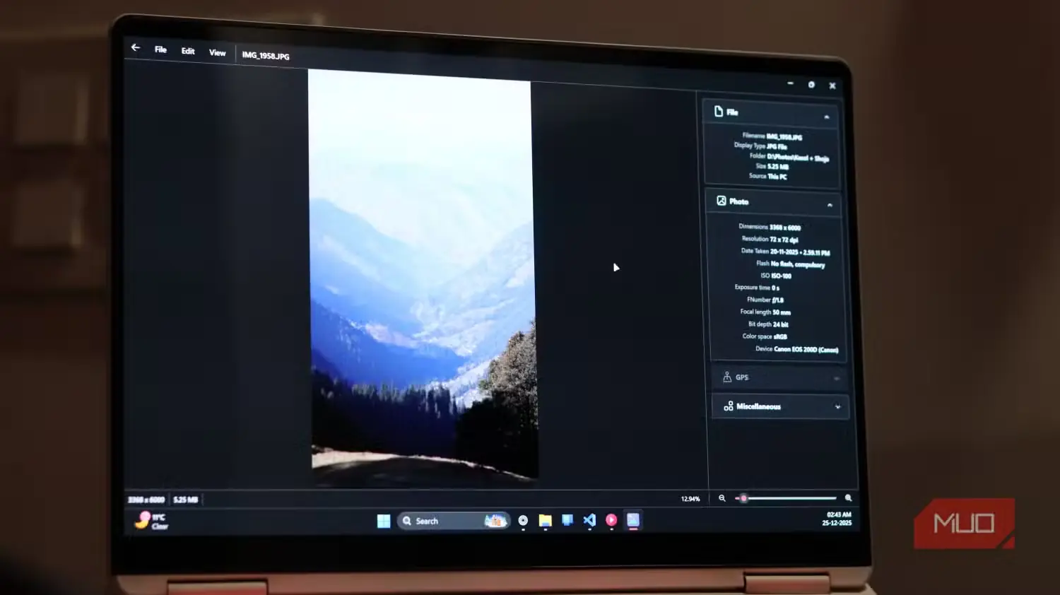 اجرای Visum Photo Viewer در Windows 11