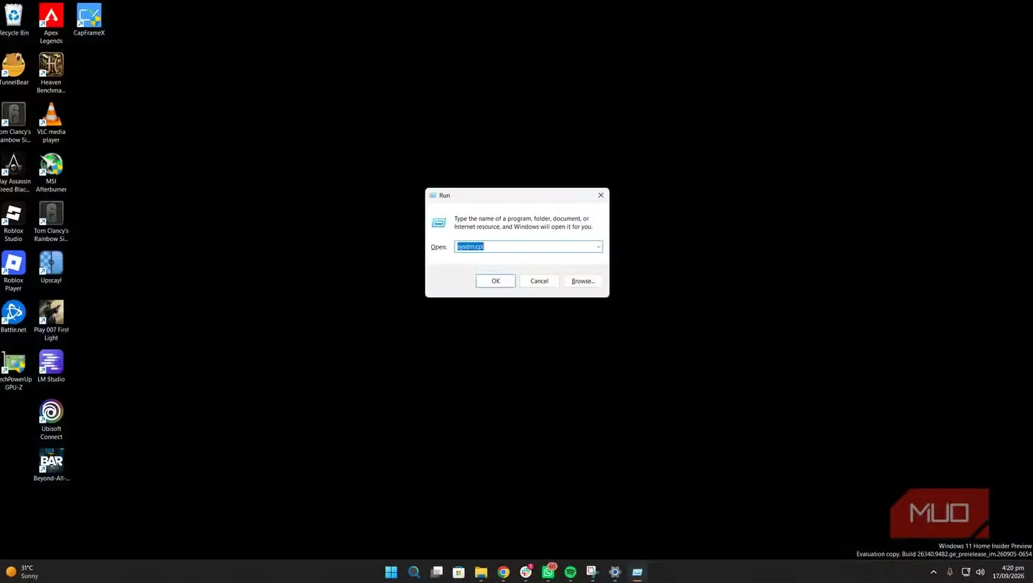 تنظیم پویانماییهای Windows