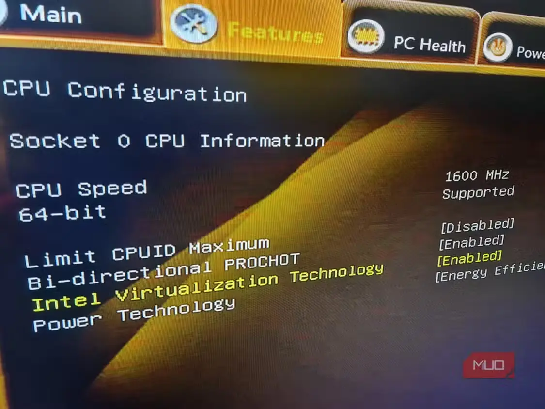 فعالسازی مجازیسازی Intel در BIOS رایانهٔ کوچک Zotac ZBOX