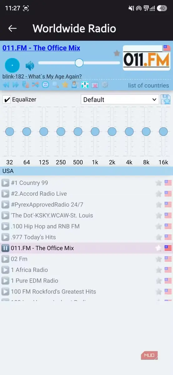 پخش یک ایستگاه رادیویی آمریکایی از Worldwide Radio در Firefox