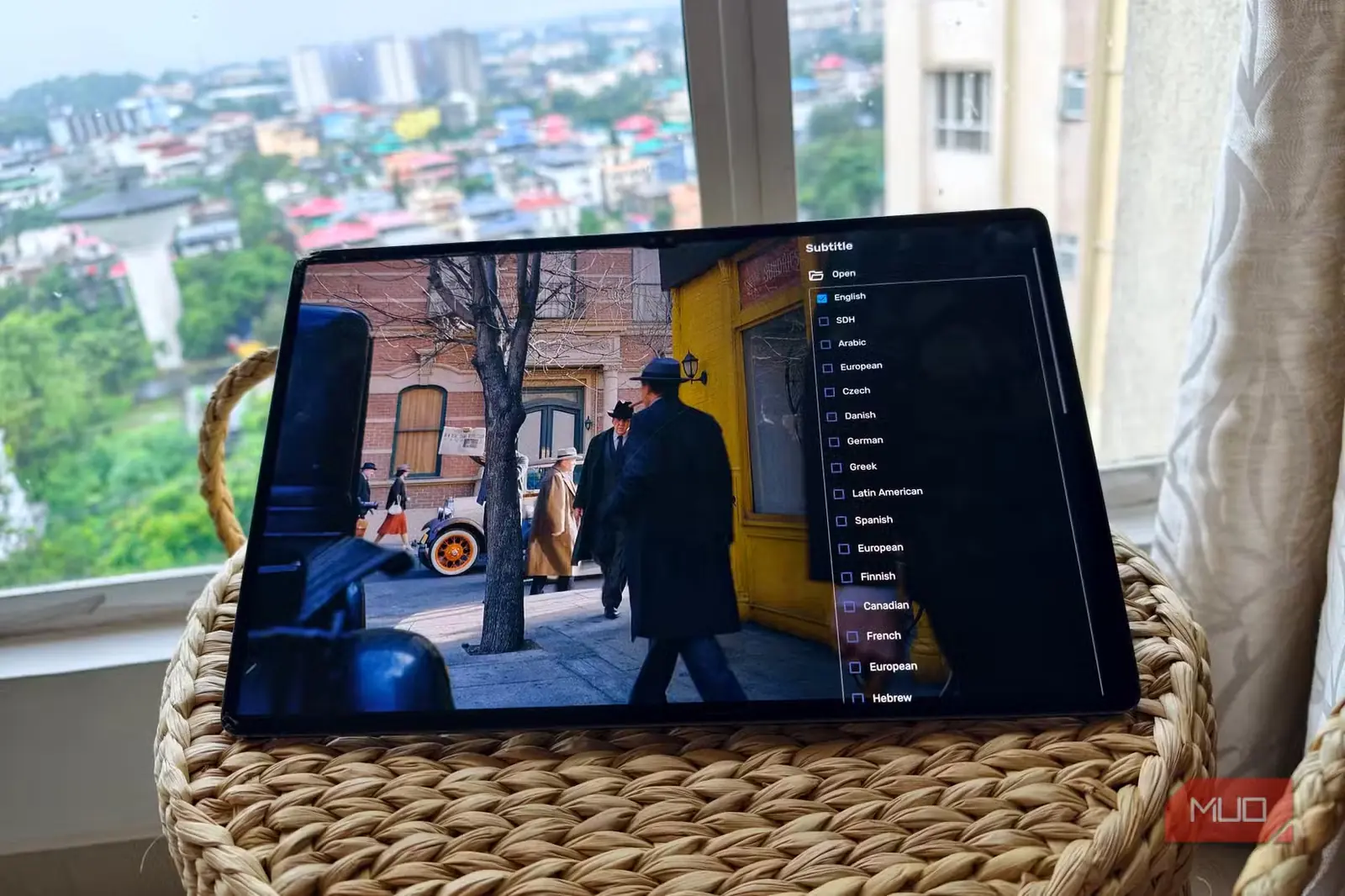 نمایش زیرنویسهای MX Player روی Samsung Galaxy Tab S8 Ultra