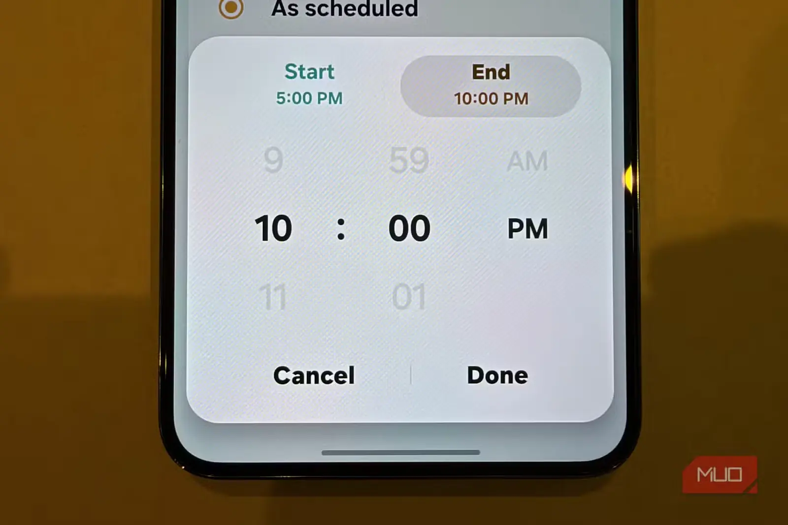 تنظیم زمانبندی AOD در گوشی Samsung