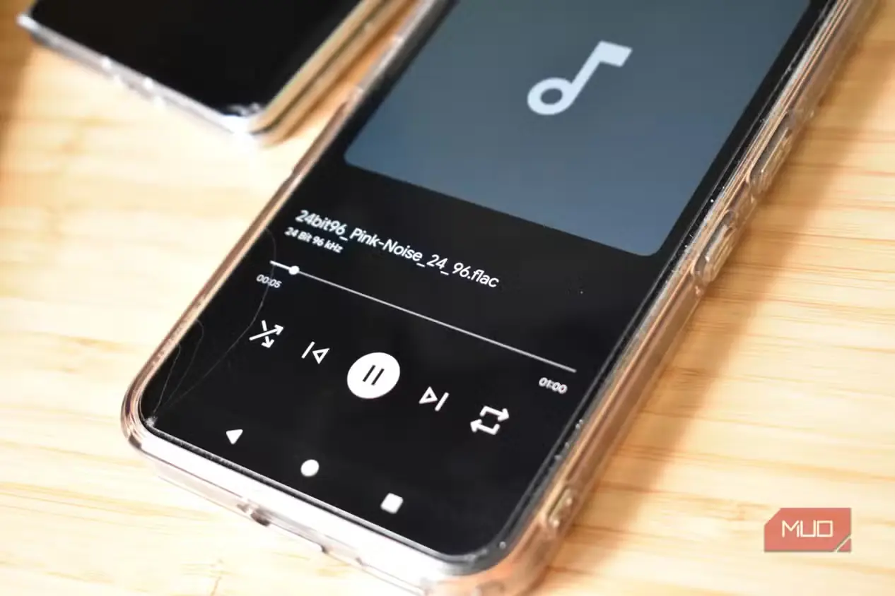 پخش فایل صوتی 96kHz با Nothing Phone 3