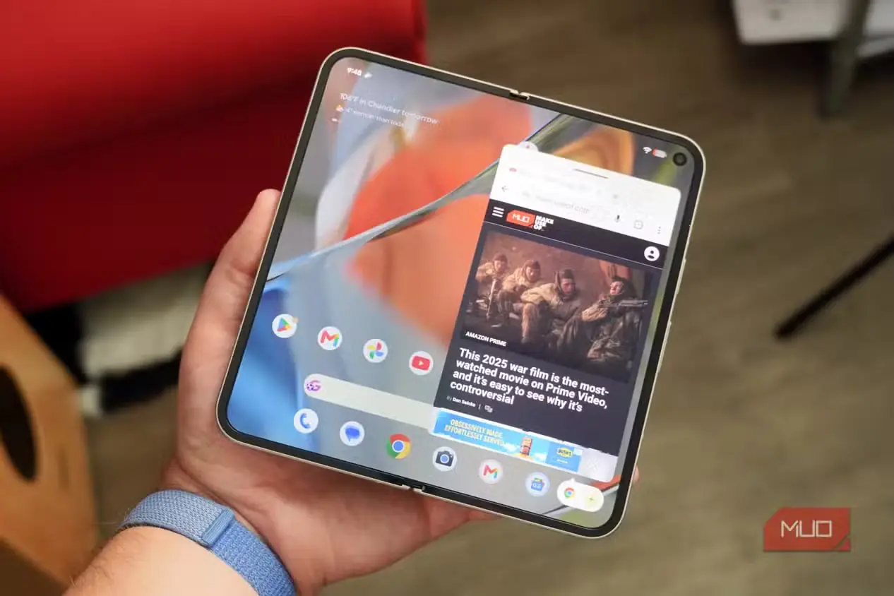 حبابهای برنامه در Pixel 9 Pro Fold مجهز به Android 17