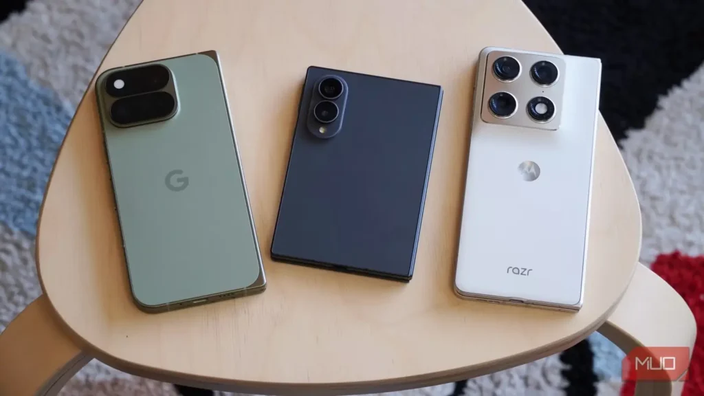 آزمایش چندوظیفگی در گوشی‌های تاشوی Google، Samsung و Motorola و برتری آشکار یکی از آن‌ها