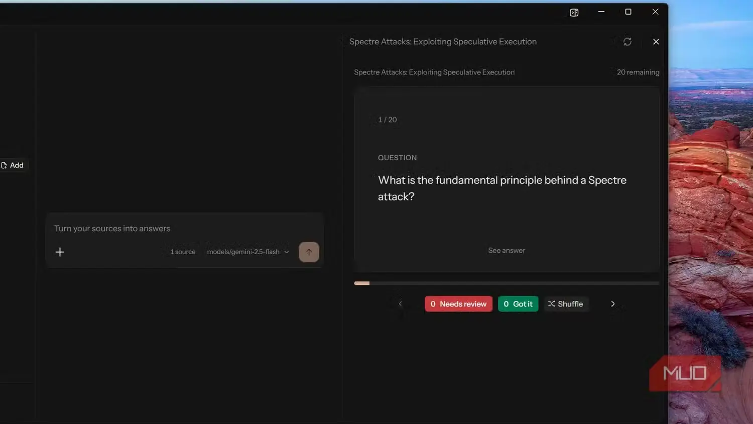 نخستین پرسش فلشکارتها در SurfSense