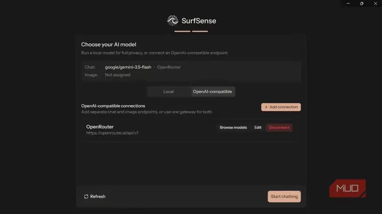آمادهبودن SurfSense برای کار با Gemini