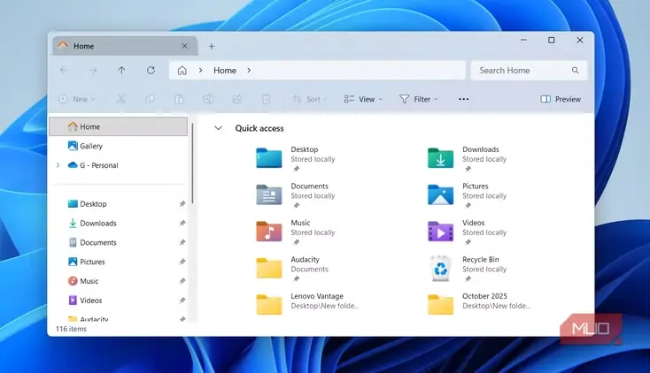 پوستهٔ File Explorer در Windhawk