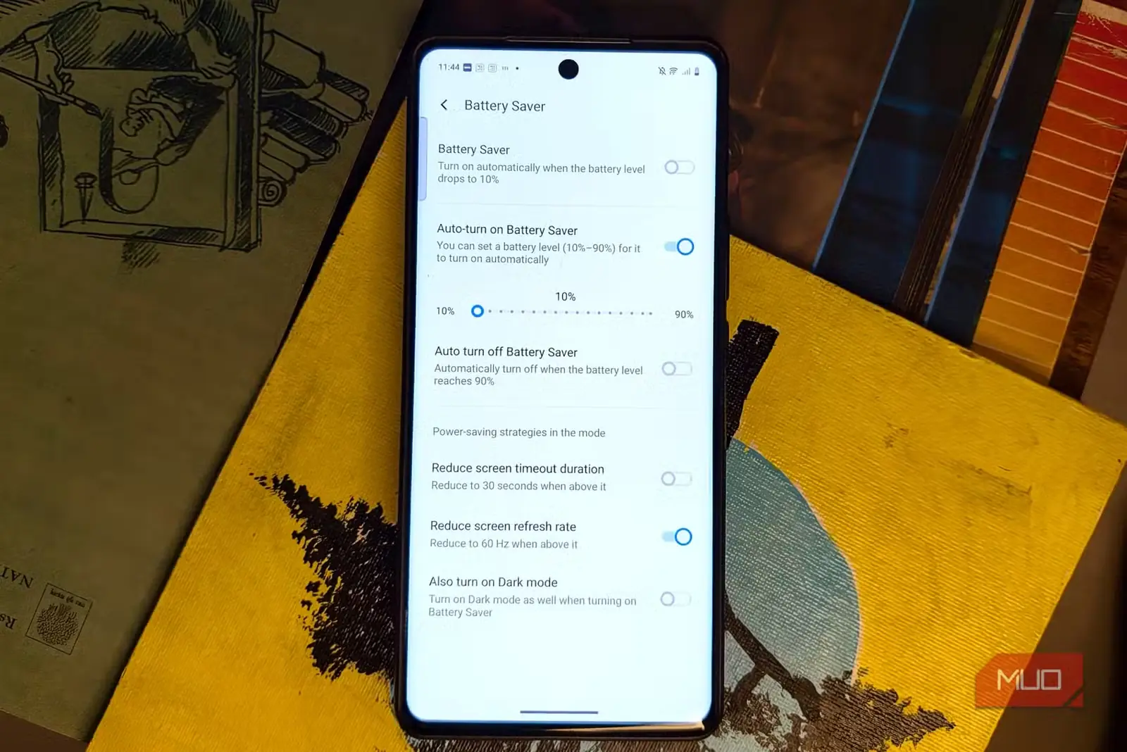 تنظیمات باتری گوشی vivo X100