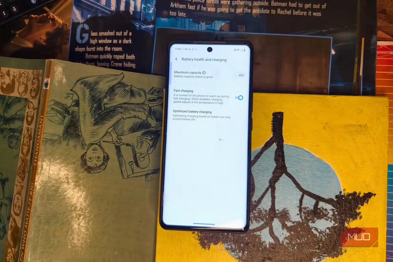 منوی سلامت باتری و شارژ در vivo X100