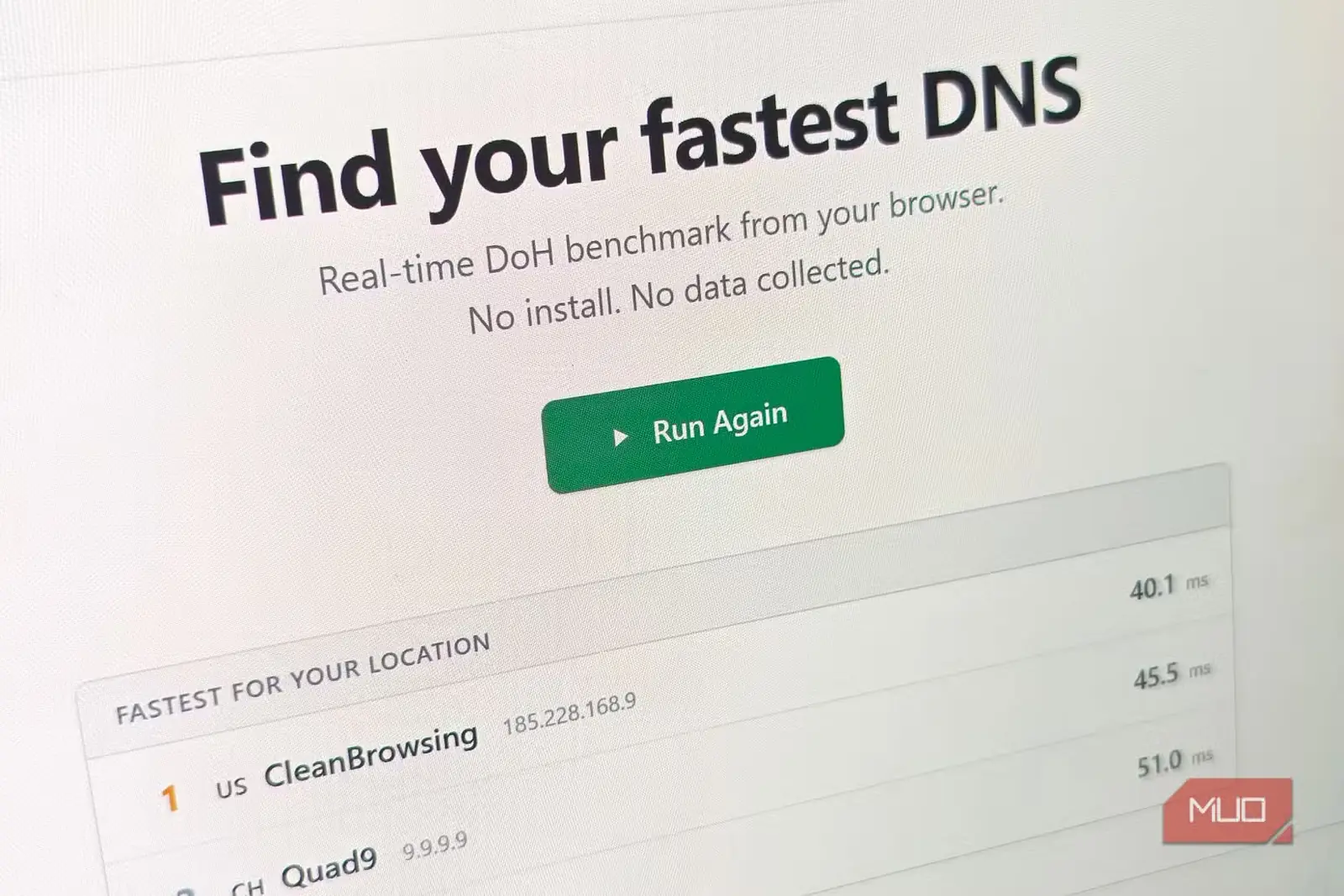 وبسایت یافتن سریعترین DNS همراه با نتایج آزمایش