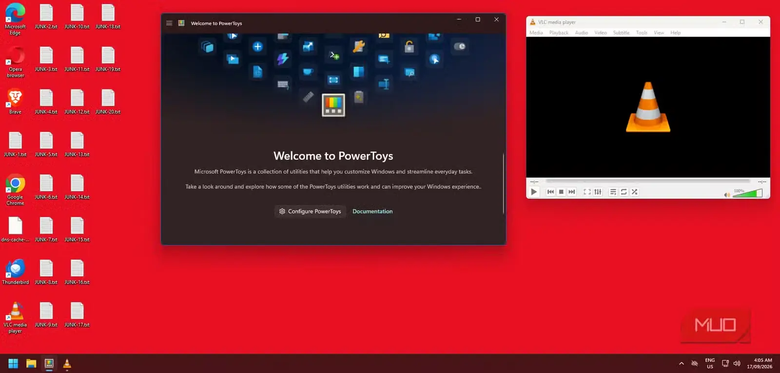 کلون پیوندی یکبارمصرف Windows، انباشته از فایلهای آزمایشی و برنامههای ناخواسته پیش از حذف