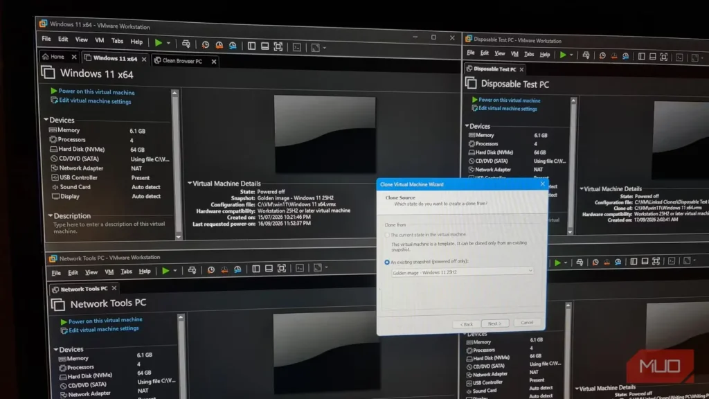 یک نصب بی‌نقص Windows ساختم و حالا هر زمان به رایانه‌ای تازه نیاز دارم، از آن کلون می‌گیرم
