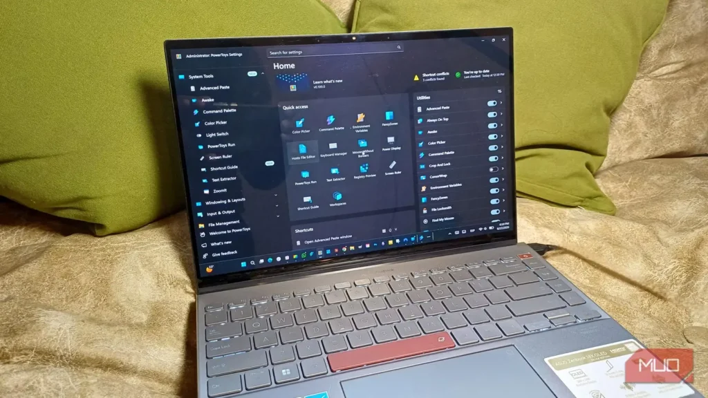 برگه تقلب Windows در PowerToys که سال‌ها در آرزویش بودم