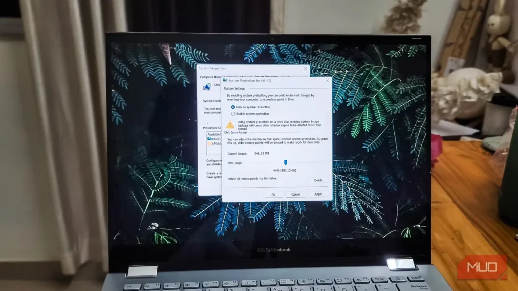 بازیابی سیستم Windows می‌تواند به‌آسانی چندین گیگابایت فضا اشغال کند؛ من بدون خاموش‌کردنش مشکل را برطرف کردم