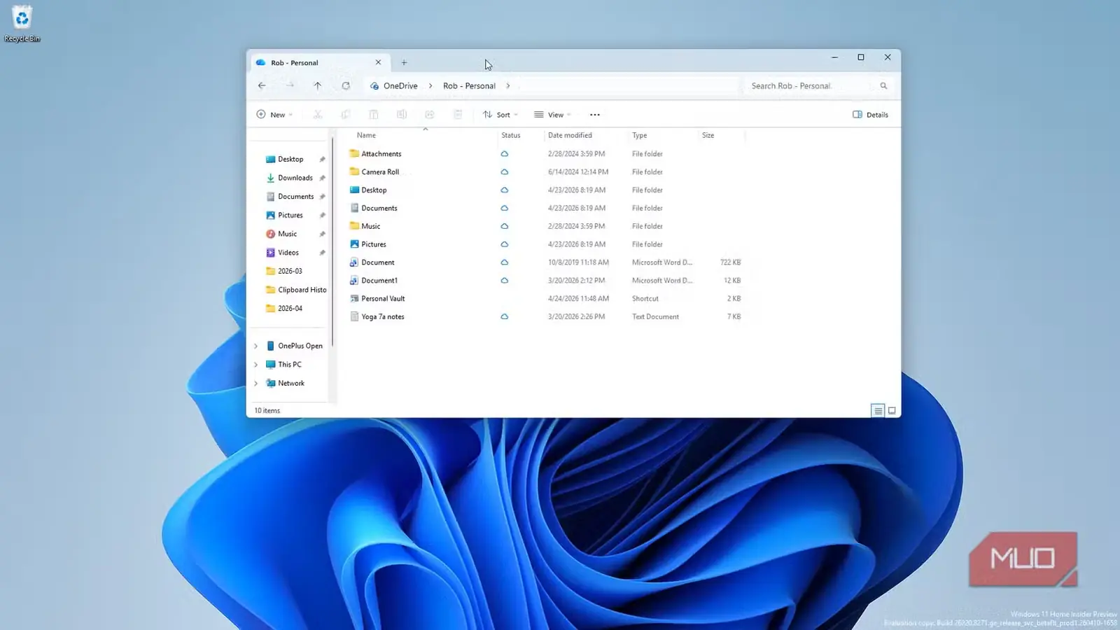 حذف OneDrive از کاوشگر فایل