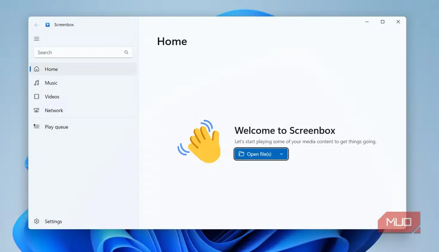 برنامهٔ Screenbox روی رایانهٔ ویندوزی