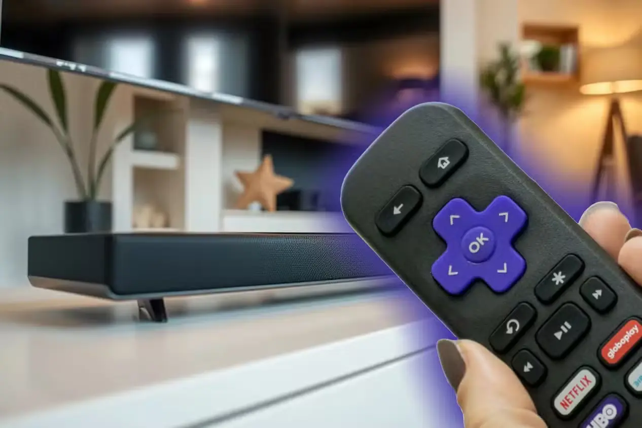 کنترل ساندبار با کنترل از راه دور Roku