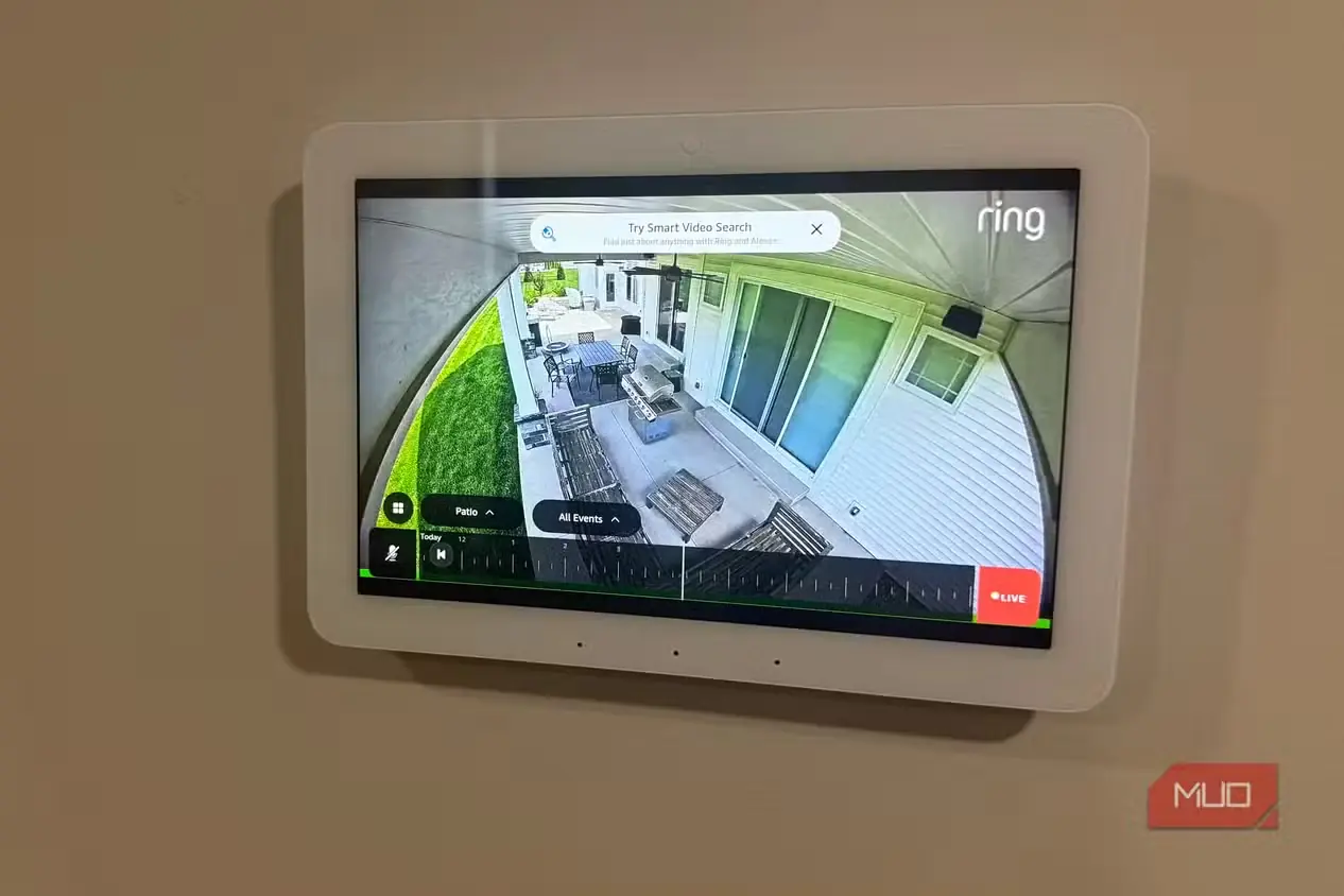 نمایش تصویر دوربین ایوان Ring روی Echo Hub
