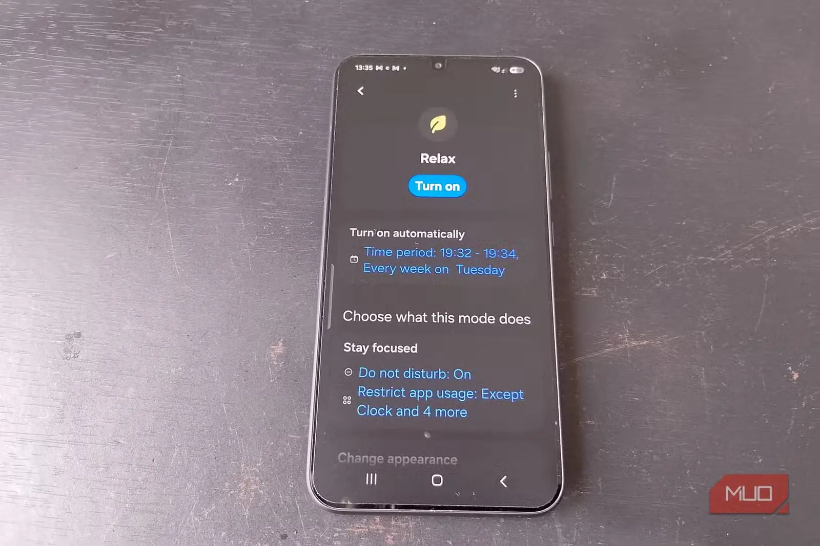 حالت آرامش در Samsung Galaxy با بازه زمانی خودکار و تنظیمات «مزاحم نشوید»