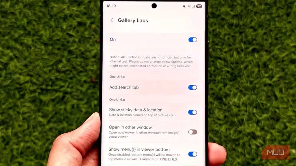 منوی مخفی Samsung که قابلیت‌های عرضه‌نشده را فعال می‌کند