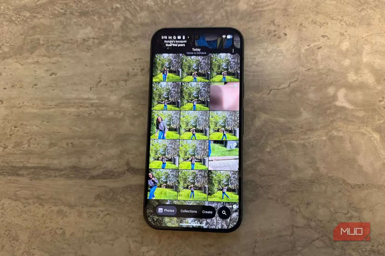 نمای فیلمها و عکسهای استخراجشده از آنها با قابلیت Magic Capture در نوار دوربین Google Pixel 11 Pro