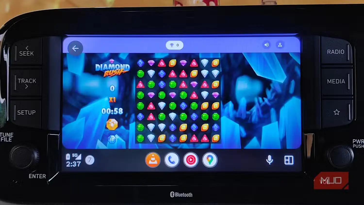 بازی الماس GameSnacks در Android Auto